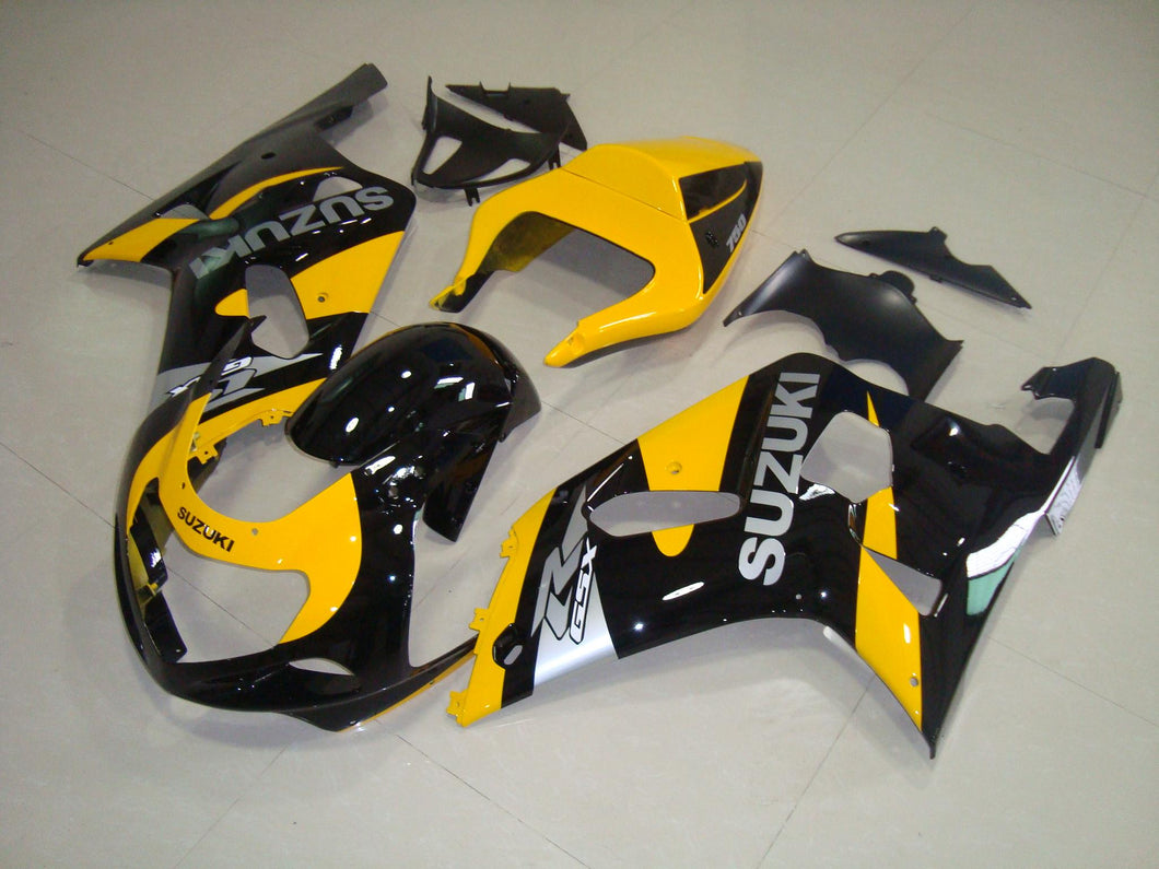 GSX R750 600 2001 2003 BLACK AND YELLOW