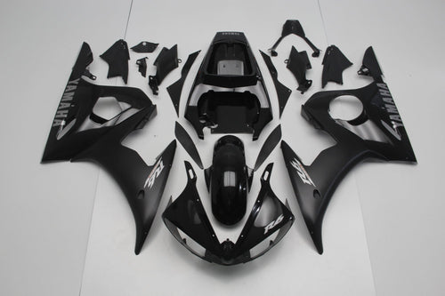 R6 2003 2005 BLACK WITH SILVER DECALS