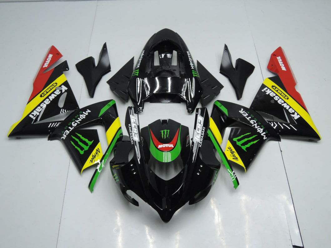 ZX 10R 2004 2005 BLACK YELLOW MONSTER