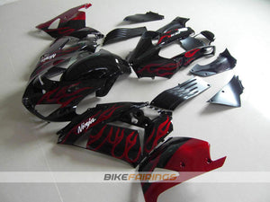 ZX 14R 06 07 RED FLAME