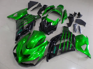 ZX 14R 2012 2014 CANDY GREEN AND BLACK