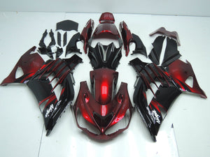 ZX 14R 2012 2014 CANDY RED BLACK